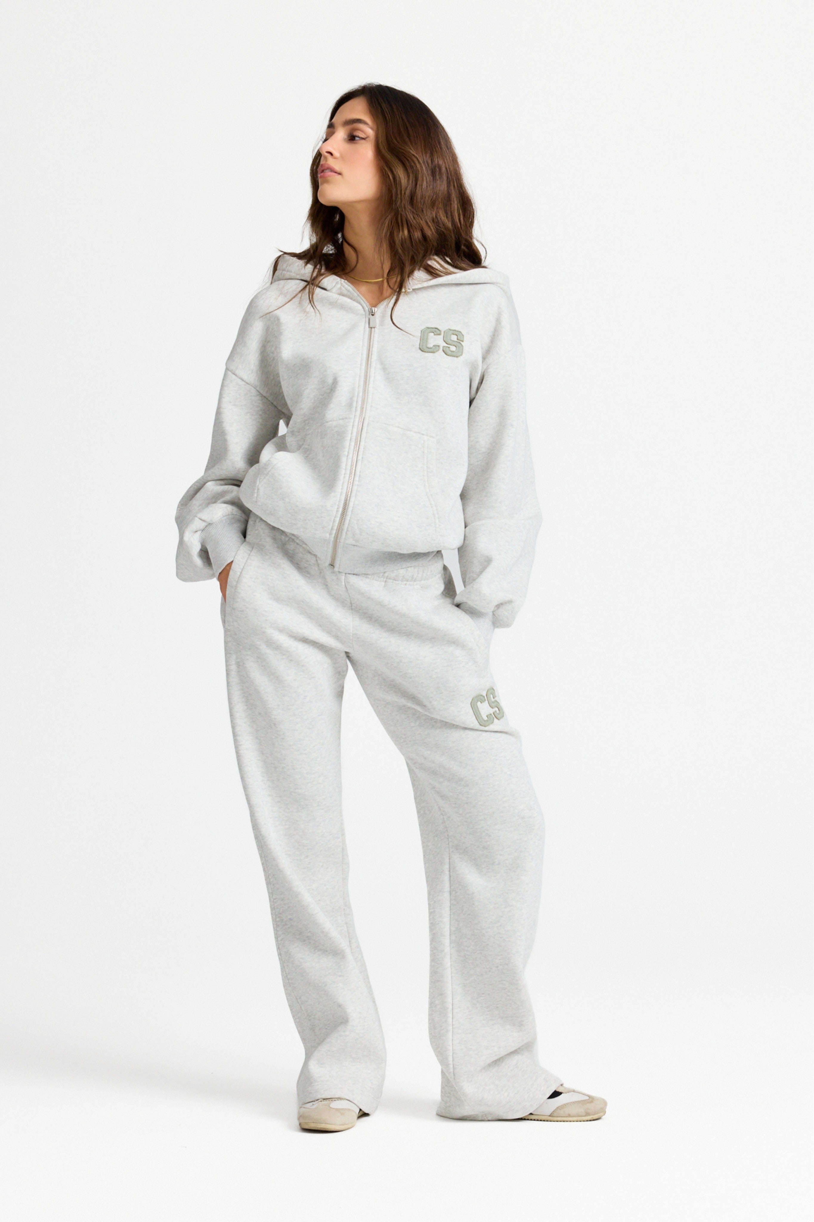 W. CS SL Pants - Grey melange